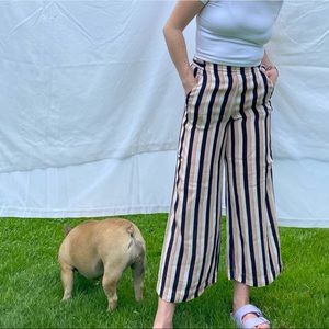 Aritzia stipe summer flowy pants